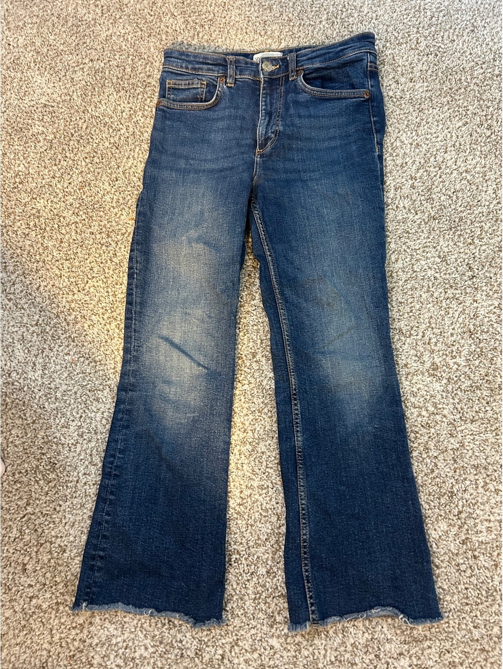 Zara Women’s Cropped Denim Jeans